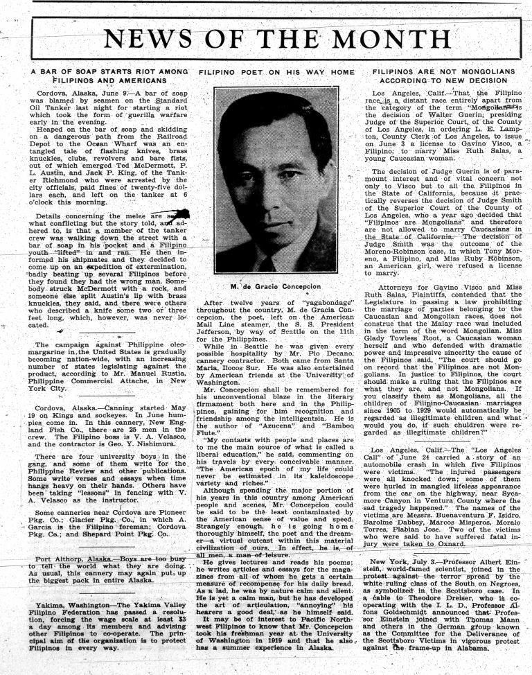 Victorio Velasco: Pioneer of Filipino-American Journalism - Seattle